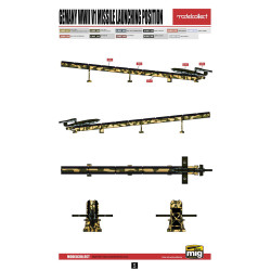 Germany WWII V1 Missile launching positi 2 in 1 - Modelcollect UA72033