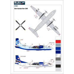 Antonov An-24 Jakutija Alrosa - Rus-Air 144RA16
