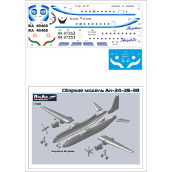 Antonov An-24 Jakutija Alrosa - Rus-Air 144RA16