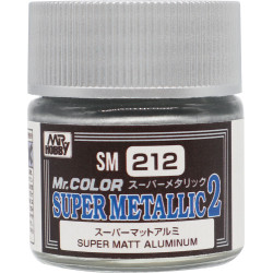 Mr.Color Super Metallic Colors II 212 - Super Matt Aluminium - Hliník matný (10 ml) - Gunze SM212