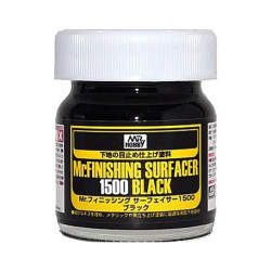 Mr. Finishing Surfacer 1500 Black - Stříkací tmel černý 40ml - Mr. Hobby - Gunze SF288