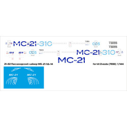 Obtisky MS-21 Prototyp PD-14 - PAS-Decals 21-02