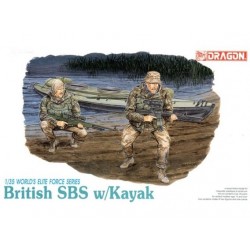 BRITISH SBS w/KAYAK - Dragon Model Kit figurky 3023