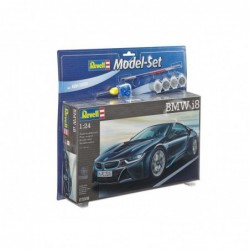 BMW i8 - obsahuje barvy a lepidlo - Revell ModelSet 67008