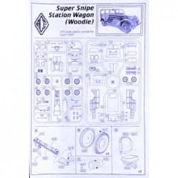 Super Sniper Station Wagon WOODIE - Ace Model 72551