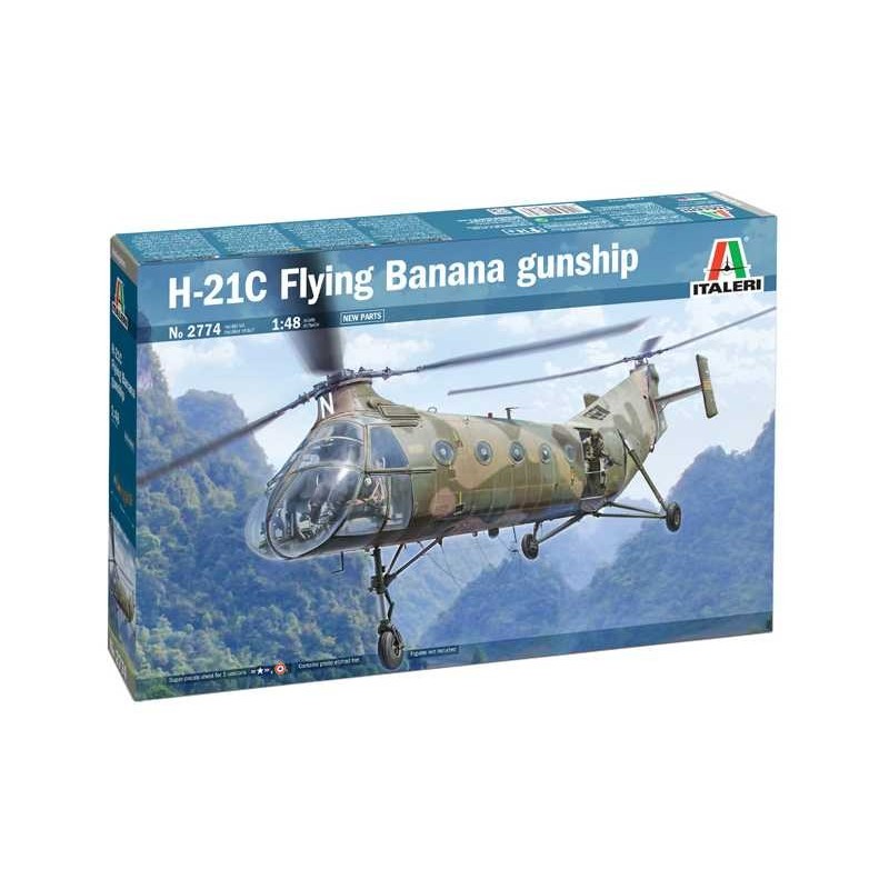 H-21C Flying Banana GunShip - Italeri Model Kit 2774