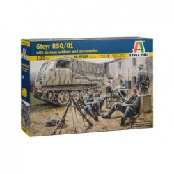 STEYR RSO/01 with GERMAN SOLDIERS - Italeri Model Kit military 6549