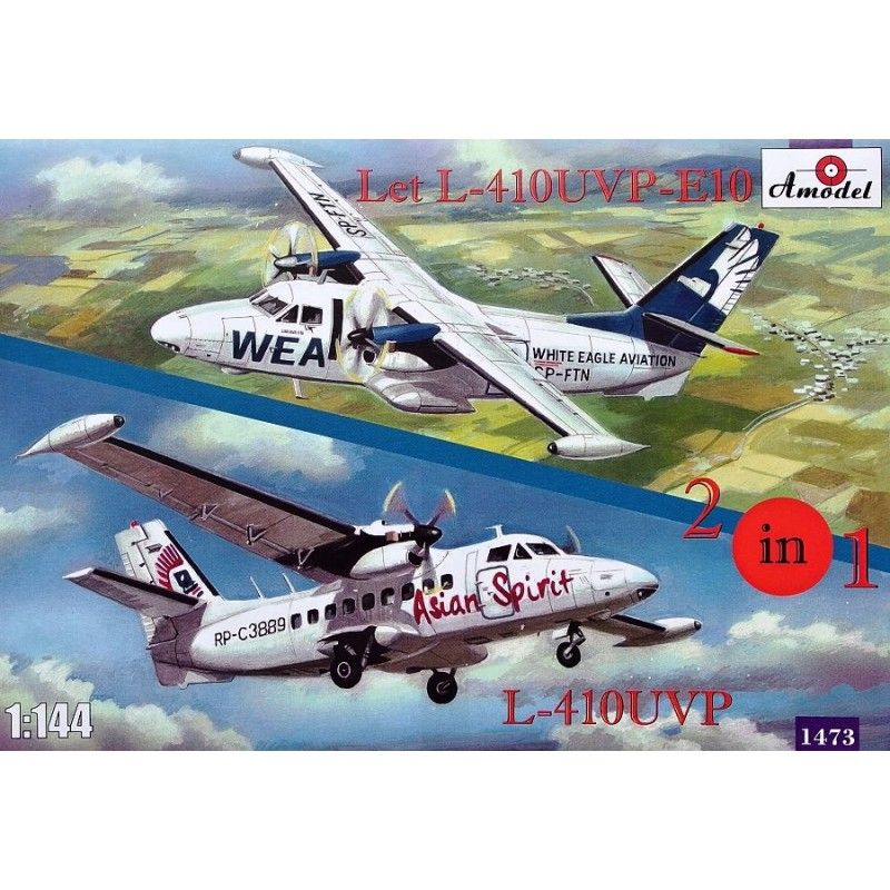 Let L-410UVP-E10 & L-410UVP Turbolet - White Eagle Aviation, Asian Spirit (2-in-1) - A-model 1473