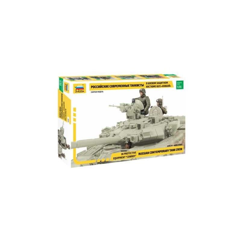 Russian Tank Crew - Combat version - Zvezda Model Kit figurky 3684