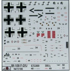 Messerschmitt Bf 109F-2/U - A-model 72186