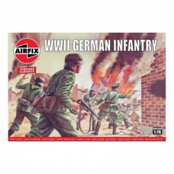 WWII German Infantry - Airfix Classic Kit VINTAGE figurky A00705V