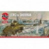 LCM3 & Sherman Tank - Airfix Classic Kit VINTAGE military A03301V