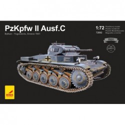 PzKpfw II Ausf.C Balkan 1941 & metal barrel - Attack Hobby Kits 72892