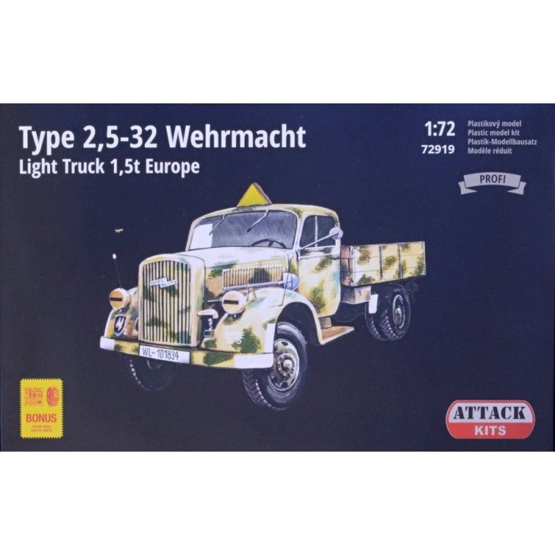 Type 2,5-32 Wehrmacht Light Truck 1,5t Europe - Attack Kits 72919