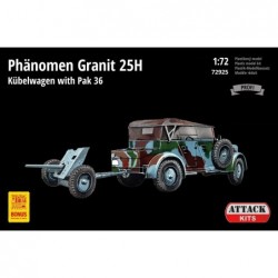 Ph.Granit 25H Kübelwagen w/ Pak 36 (incl.PE) - Attack Kits 72925