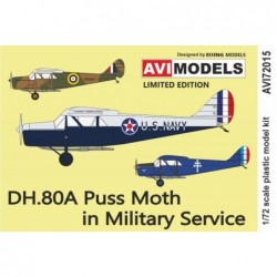 DH.80A Puss Moth Military Service (4x camo) - AVIModels AVI72015