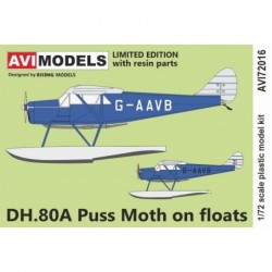 DH.80A Puss Moth on floats (2x camo) - AVIModels AVI72016
