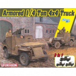 Armored 1/4-Ton 4x4 Truck 3v1 - Dragon Model Kit military 6727