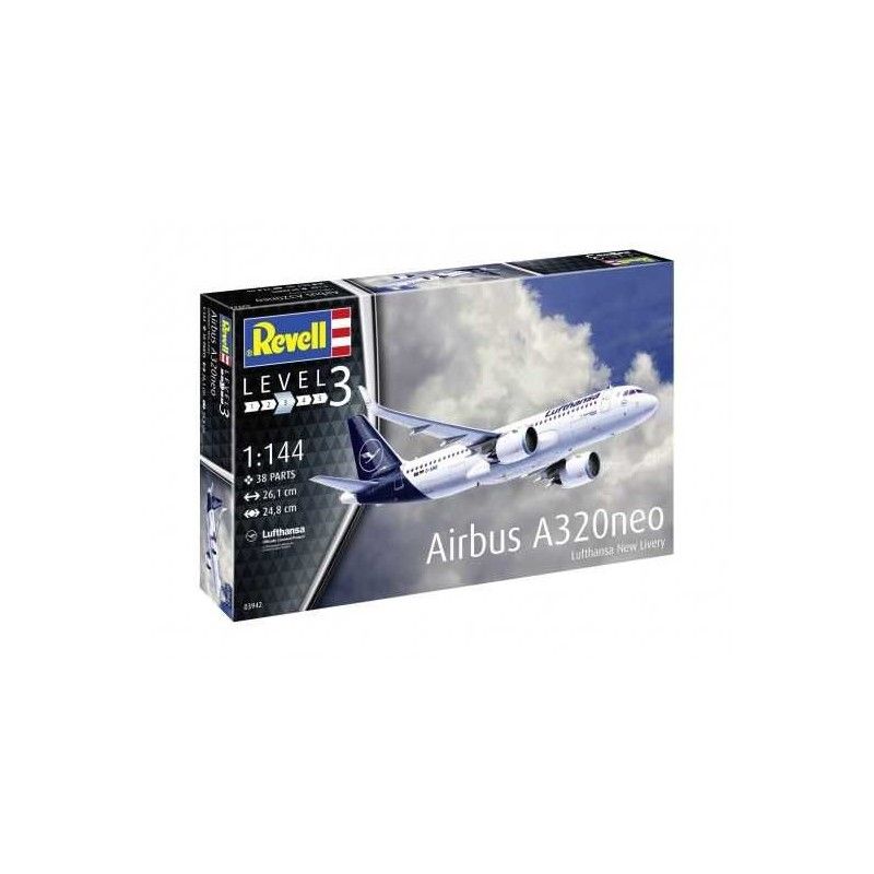 Airbus A320 neo Lufthansa - Revell Modelset letadlo 63942