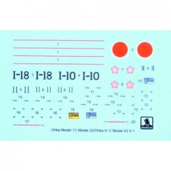 Yokosuka Ohka MXY7-K1 KAI 2-seat (plast. kit) - Brengun BRP72032