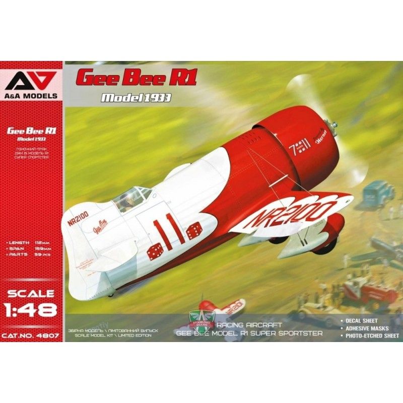 Gee Bee R1 (model 1933) - A&A Models 4807