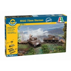 Fast Assembly tanky 7518 - M4A3 75 mm SHERMAN (1:72)