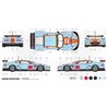 Aston Martin DBR9 Gulf - obsahuje barvy a lepidlo - Starter Set A50110