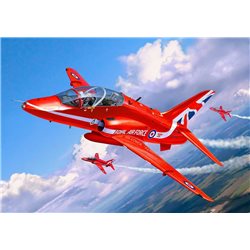 Bae Hawk T.1 Red Arrows - obsahuje barvy a lepidlo - Revell ModelSet 64921