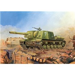 ISU-152 Soviet Self-propelled Gun - Zvezda Model Kit military 3532