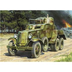 Soviet Armored Car BA-10 - Zvezda Model Kit military 3617