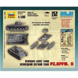 German Panzer II - Zvezda Wargames (WWII) tank 6102