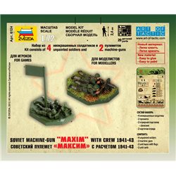 Soviet Machinegun Crew 1941 - Zvezda Wargames (WWII) figurky 6104