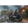 German Motorcycle R-12 - Zvezda Wargames (WWII) military 6142