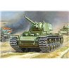 KV-1 with F-32 GUN - Zvezda Wargames (WWII) tank 6190