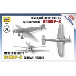 Messerschmitt B-109 F2 - Zvezda Snap Kit 7302