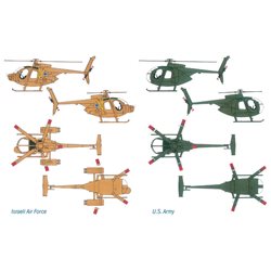 AH-6 NIGHT FOX - Italeri Model Kit 0017