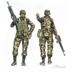 U.S. Infantry (1980s) - Italeri Model Kit figurky 6168