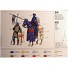 CRUSADERS (XIth CENTURY) - Italeri Model Kit figurky 6009