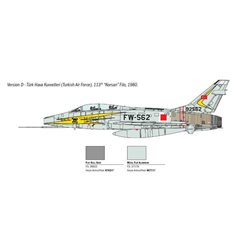 F-100F SUPER SABRE - Italeri Model Kit 1398