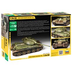 Soviet Medium Tank T-34/85 - Zvezda Model Kit 3687