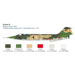 F-104 STARFIGHTER G/S - Upgraded Edition RF version - Italeri Model Kit 2514