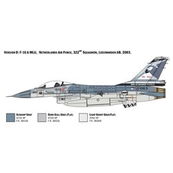 F-16A Fighting Falcon - Italeri Model Kit 2786