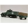 M3 Half Track & 1 Ton Trailer - Airfix Classic Kit VINTAGE military A02318V