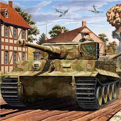 TIGER-I MID VER. "Anniv.70 Normandy Invasion 1944" - Academy Model Kit tank 13287