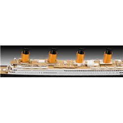 RMS Titanic + 3D Puzzle (Iceberg) - obsahuje barvy a lepidlo - Revell EasyClick diorama 05599