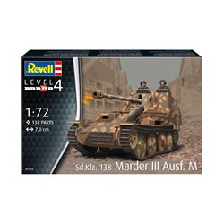 Sd. Kfz. 138 Marder III Ausf. M - Revell Plastic ModelKit military 03316