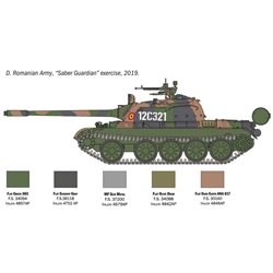 T-55 A - Italeri Model Kit tank 7081