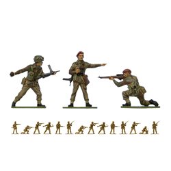 WWII British Paratroops - Airfix Classic Kit VINTAGE figurky A02701V