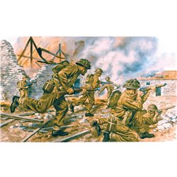 WWII British Infantry - Airfix Classic Kit VINTAGE figurky A02718V