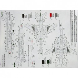 Sukhoi Su-17M (Suchoj) (3x Russian camo) - Modelsvit 72011